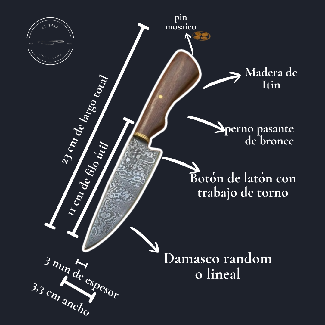 Infografia Cuchillo Damasco