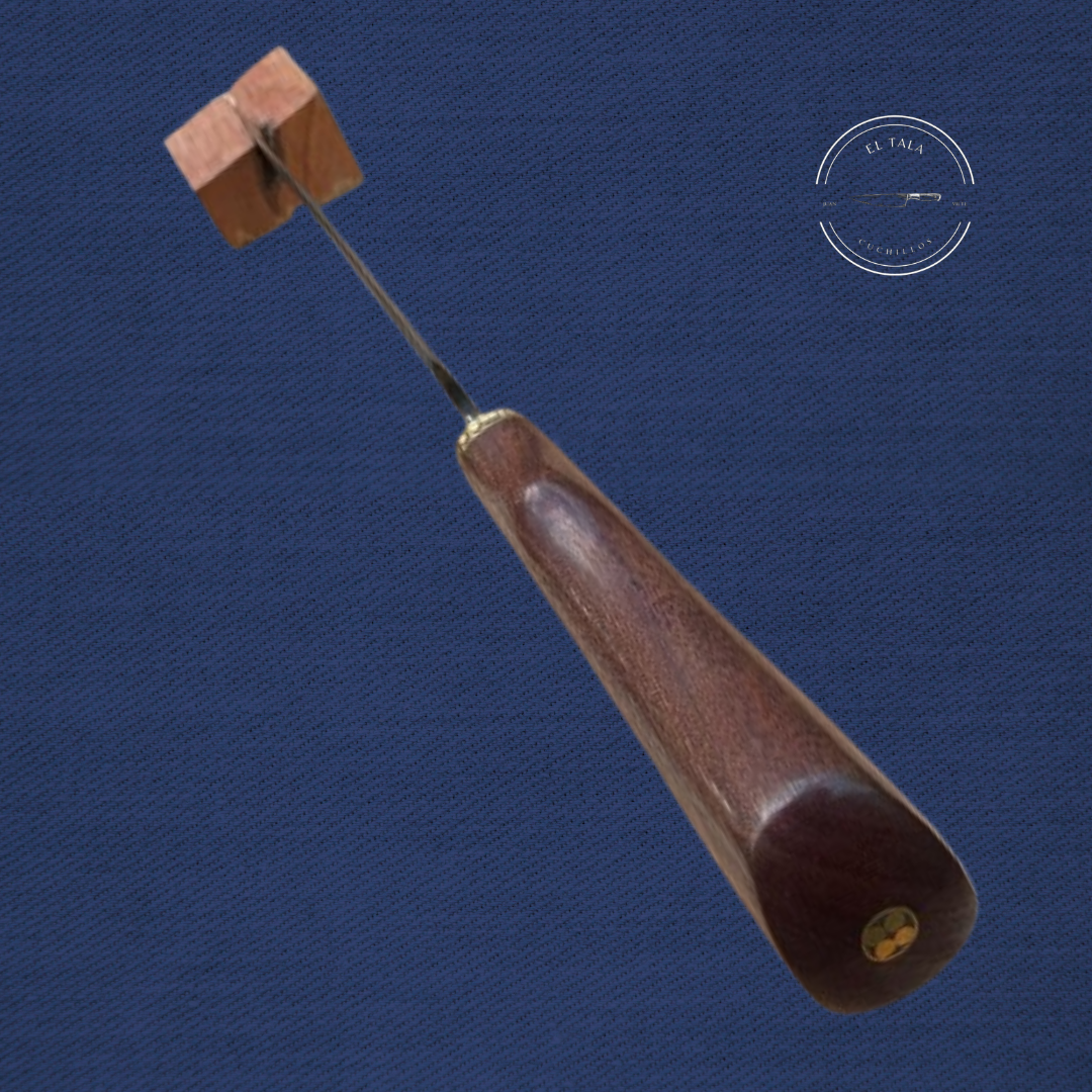 Cuchillo Damasco 23cm vista de filo y pin