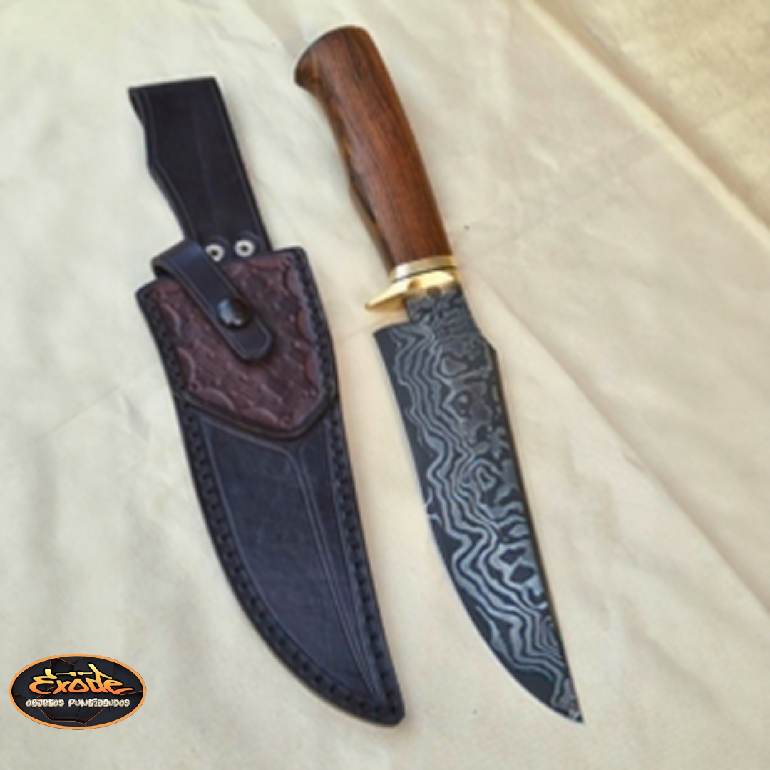 Cuchillo Fighter Damasco