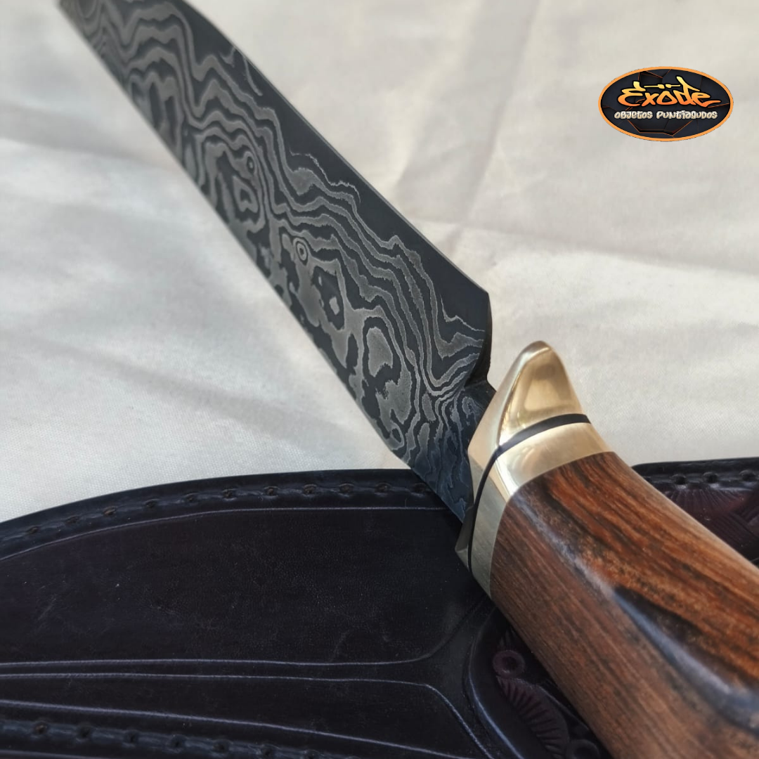 Cuchillo Fighter Damasco