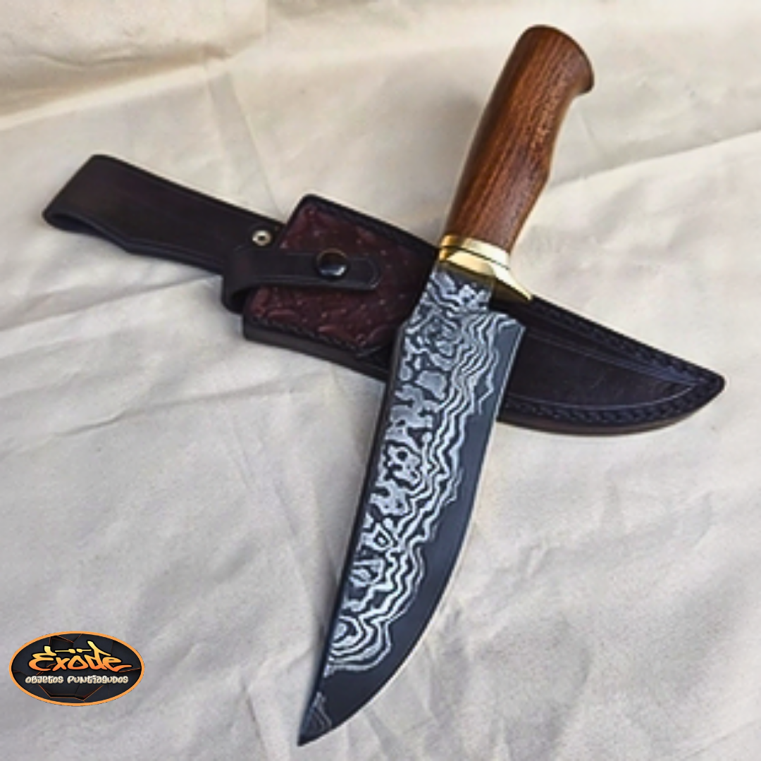 Cuchillo Fighter Damasco