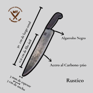 Infografia Cuchillo Rustico 5160