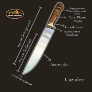 Infografia Cuchillo Cazador 5160