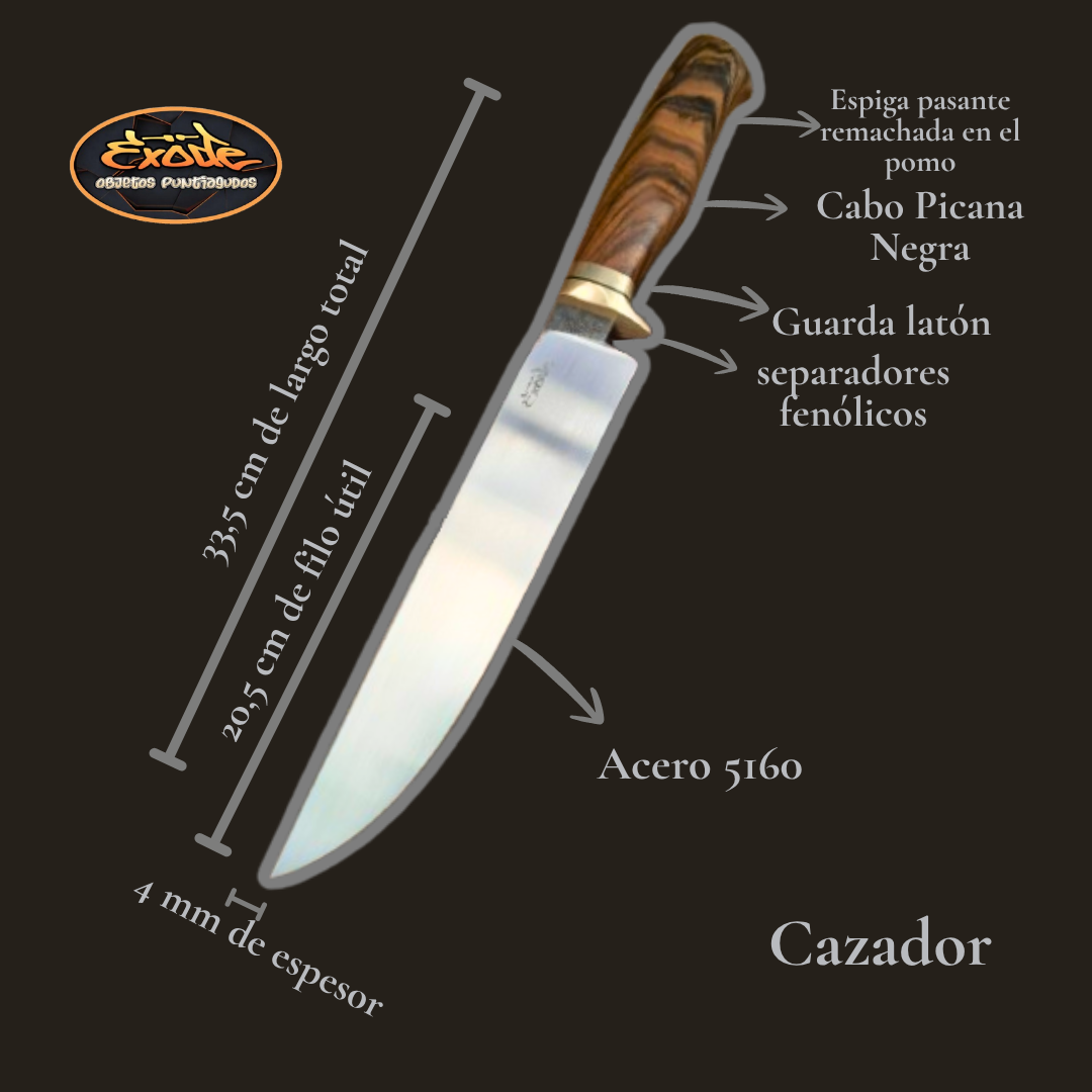 Infografia Cuchillo Cazador 5160